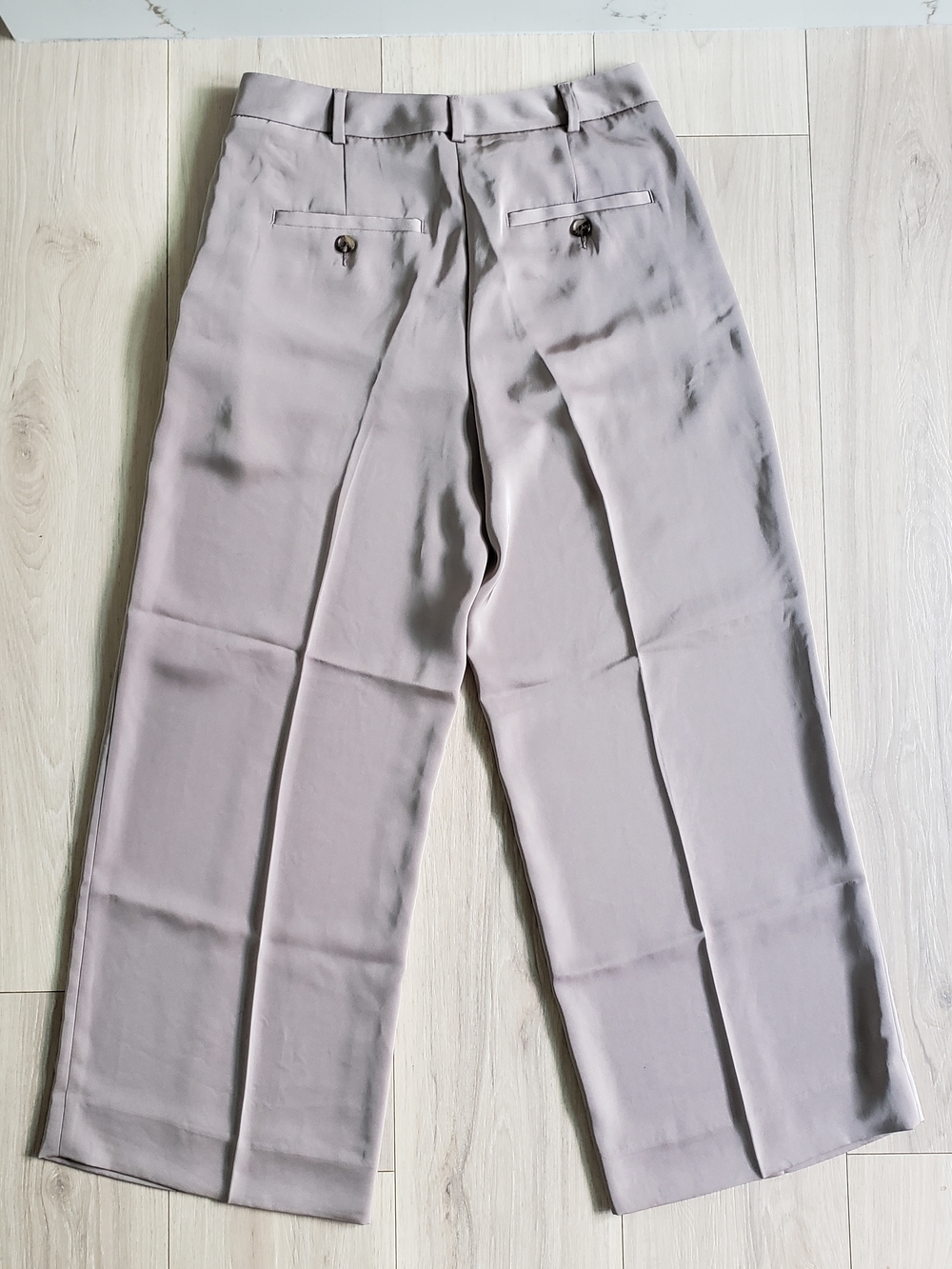 Banana‎ Republic Wide Leg Pants in Light Gray